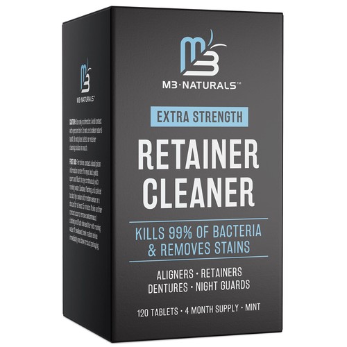 Retainer cleanser tablets - cleanser,