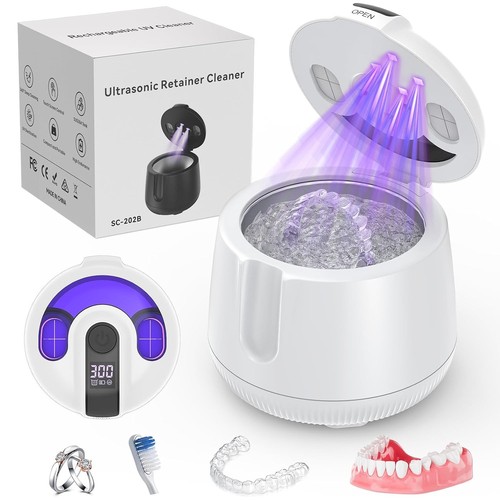 Ultrasonic retainer cleaner - uv,